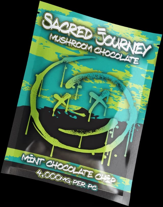 Sacred Journey Mint Chocolate Chip mushroom chocolate