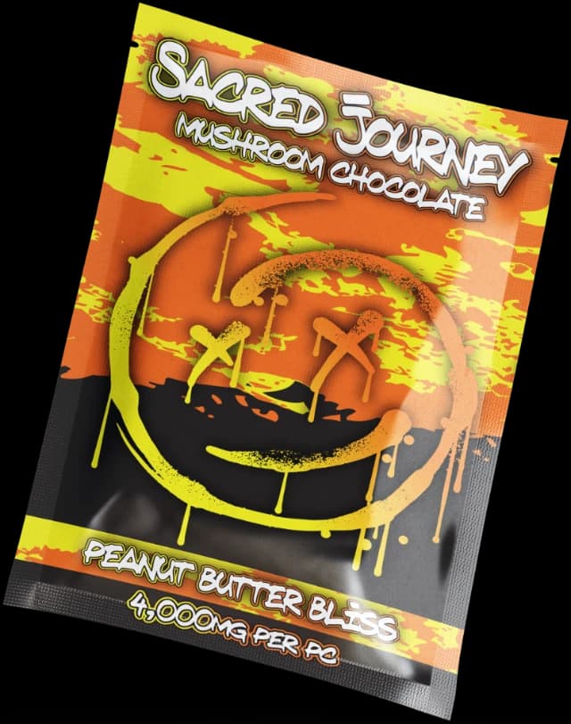 Sacred Journey Peanut Butter Bliss mushroom chocolate