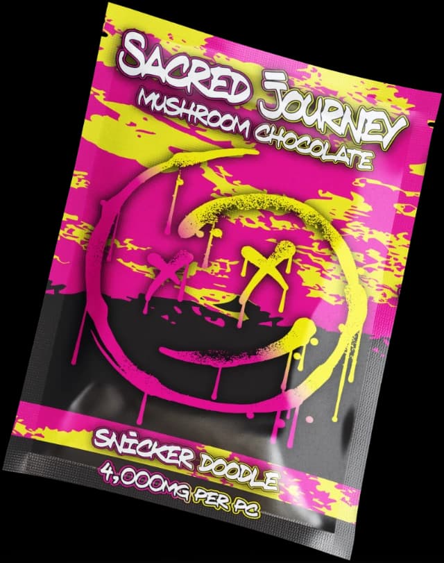 Sacred Journey Snicker Doodle mushroom chocolate