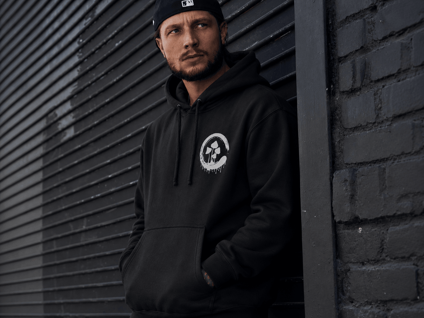 StreetDrip Hoodie — Black